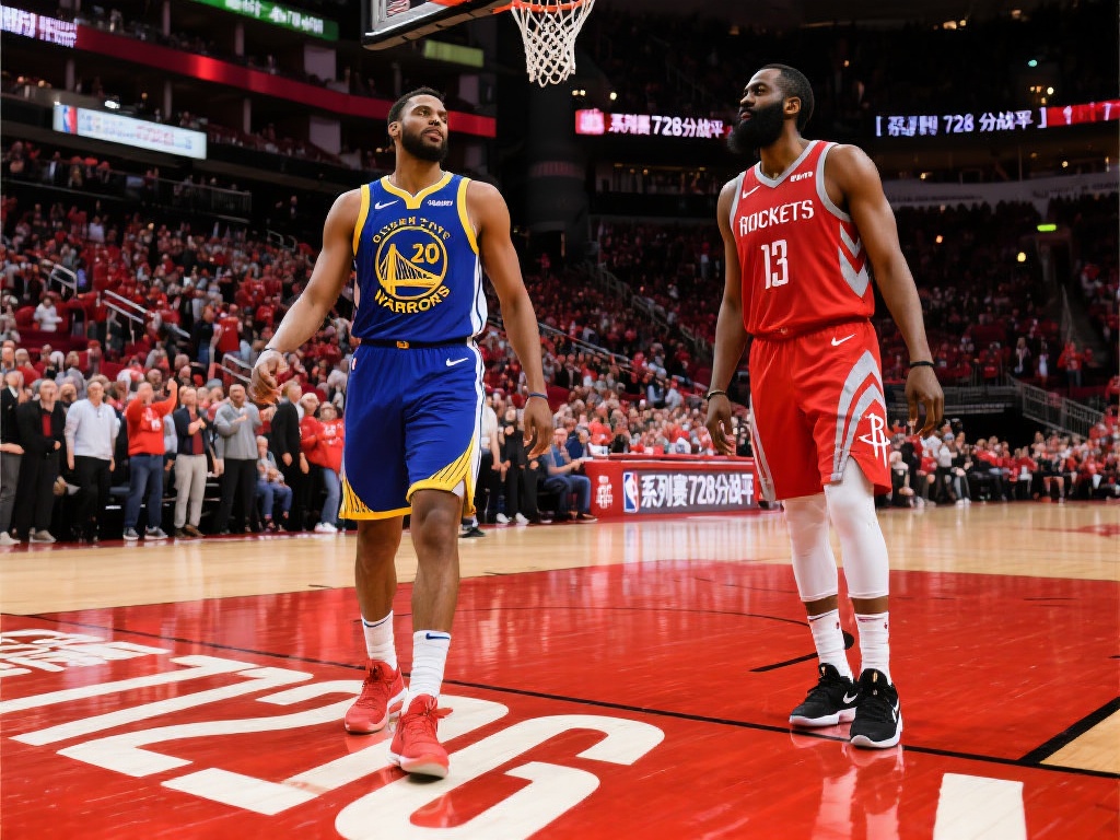 勇士险胜火箭,火勇系列赛总分728战平 季后赛历来是NBA球迷的狂欢,而今年火箭