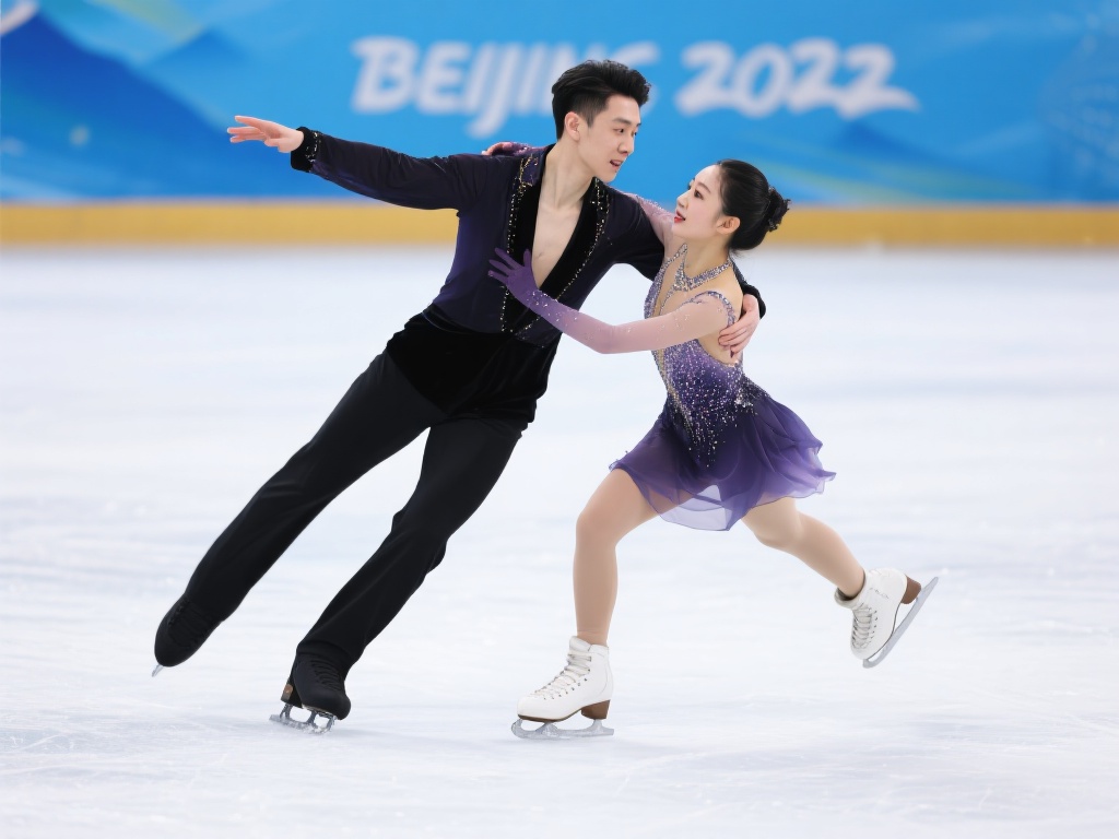 北京冬奥双人滑冠军隋文静韩聪华丽回归赛场